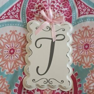 Metal Painted letter for girl's room or nursery